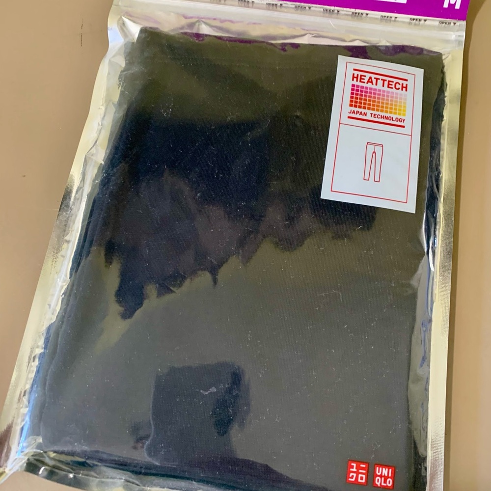 Uniqlo Heattech Kids Black Tights (unopened)